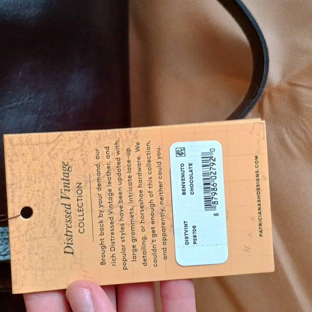 🆕 Patricia Nash Genuine Leather Benvenuto Tote - Picture 15 of 16